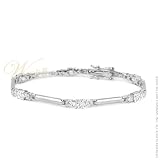 STUDIO 925: *MICHELLE WHITE DIAMOND CZ BRACELET*