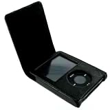 BLACK FLAP Apple iPod Nano 3rd Generation 4 GB and 8 GB Nano 3G Leather Case Package includes Screen Protector + Belt Clip 18 Options