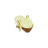 Baby Doll Bedding Carnation Eyelet Moses Basket, Ecru