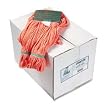 UNISAN Super Loop Wet Mop Heads, Cotton/Synthetic, Medium Size, Orange (502OR)