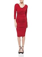 The Jersey Dress Company Vestido 3316 (Rojo)