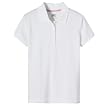 Girls' Cherokee&reg; Short-Sleeve Uniform Polo - White