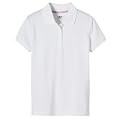 Girls' Cherokee&reg; Short-Sleeve Uniform Polo - White