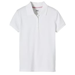 Cherokee White BG SS Uniform Polo - S
