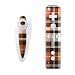 Copper Plaid Design Nintendo Wii Nunchuk + Remote Controller Protector Skin Decal Sti...