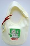 Snowbabies Celebrations Baby's First Christmas Cream Colored Bib by Department 56