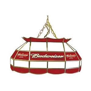 Budweiser 28 inch Stained Glass Pool Table Light Lamp