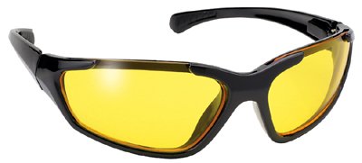 Bandits Wrap Around Yellow Lens Night Driving Sport Sunglasses (Yellow)