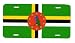 Dominica Dominican Flag Vanity Auto License Plate