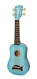 Kala Makala MK-SD/LBL Dolphin Bridge Soprano Ukulele, Light Blue