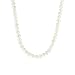 14k Yellow Gold 7.5-8mm White Freshwater Cultured AA Quality Pearl Necklace, 20"