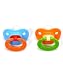NUK Fashion Pacifiers, Silicone - Size 2 - Pink / Orange