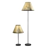 Lamp Set of 2 Country Style 58 Floor and 29 Table Lamp