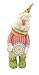 13" Glittery Pastel Plush Christmas Candy Girl Snowman