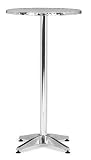 Zuo 700610 Christabel Folding Bar Table- Aluminum