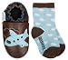 Robeez Airplane Brown Soft Sole Baby Shoes With FREE MATCHING SOCKS * 08 Holiday Collection -- We Have Large Selections! * Image
