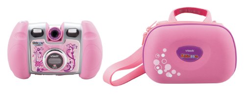 Vtech 80-122864 - Kidizoom Twist Digitalkamera inklusiv Tragetasche, rosa Vtech 80-122864 - Kidizoom Twist Digitalkamera inklusiv Tragetasche, rosa