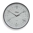 Dakota Designs 2CJA1 Clock, Round, 24-Hr, 12 In, Blk