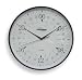 Dakota Designs 2CJA1 Clock, Round, 24-Hr, 12 In, Blk
