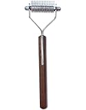 Mars Coat King Blunt, Stainless Steel 20 Blade with Wooden Handle
