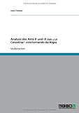 Produkt-Bild: Analyse der Akte II und III aus "La Celestina" von Fernando de Rojas