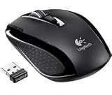 ~:~ LOGITECH, INC. ~:~ Laser VX Nano Cordless Notebook Mouse, Five-Button, Programmable, Black