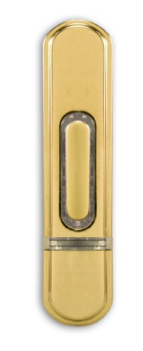 ##Heath/Zenith SL-6444-PB Contemporary Style Wireless Push Button with Surface Mount with LED Halo-Lighted Center, Polished Brass 31IIuQvUn7L