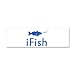 21 x 7 Wall Vinyl Sticker iFish Fishing Fisherman