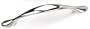 Laurey 25226 Cabinet Hardware 96MM Small Spoonfoot Pull, Chrome