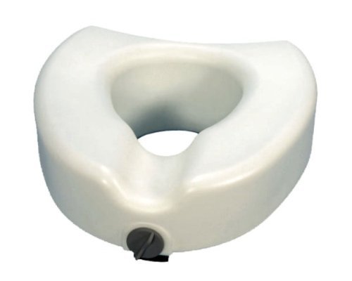 Essential Medical Supply Locking Molded Raised Toilet Seat without Arms by Essential Medical Supply