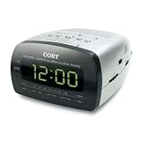Coby CRA58W-White Digital Am/fm Alarm Clock Radio Cra58wht