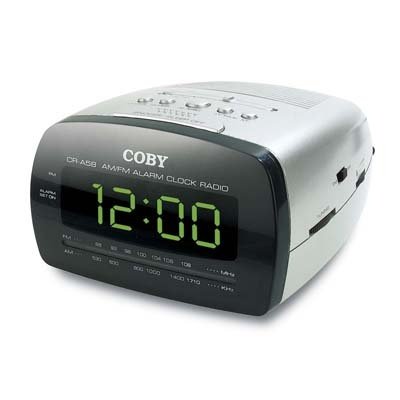 Coby CRA58W-White Digital Am/fm Radio Cra58wht
