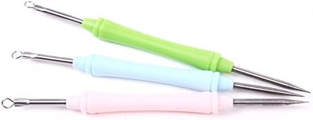 Metal Hook Head Blackhead Remover Acne Pimple Extractor Needles Make up Tool(1pcs)random color