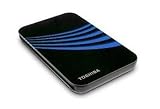 Toshiba USB 2.0 Portable External Hard Drive - Hard drive - 400 GB - external - 2.5  - Hi-Speed USB - buffer: 8 MB - black, electric blue