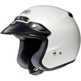 SHOEI RJ PLATINUM R SERIES CRUISER CRYSTAL WHITE MOTORCYCLE Open-Face-Helmet