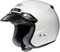 SHOEI RJ PLATINUM R SERIES CRUISER CRYSTAL WHITE MOTORCYCLE Open-Face-Helmet