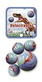 Mega Marbles - VELOCIRAPTOR Marbles Net (1 Shooter Marble, 24 Player Marbles & 2 Display Rings)