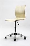 Plywood Swivel Office Chair in Natural