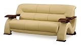 Global Furniture Parker Collection Leather Matching Sofa, 2033, Cappuccino