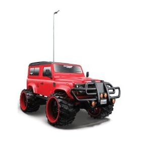 1:16 Maisto Off Road Remote Control Car - Red Land Rover from Off Road Tires