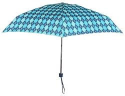Leighton, Paris Umbrella (Blue Argyle Pattern)
