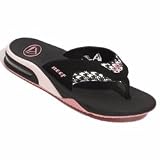 Reef - Fanning - Black/Light Pink - UK 6