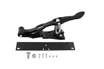Motorcycle Black Seat T and Chrome Piston Kit