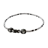 Oakland Raiders Titanium Core Sport Necklace - 21 Inch