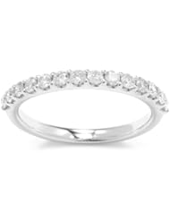 Kobelli 1/2 cttw Round Diamond 14k White Gold Band