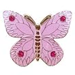 Finders Key Purse Pink Butterfly Key Chain