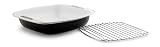 Meyer Prestige Black and White Large Roaster with Rack  from Meyer Group Ltd