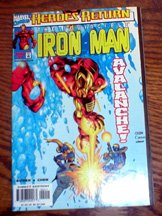 The Invincible IRON MAN comic book. "Avalanche". Vol. 3 No. 2. March 1998