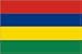 Mauritius Flag 7.5 x 5cm Key Ring