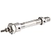 SMC C85 Series Stainless Steel ISO Air Cylinder, Round body, Double Acting, Clevis Mounting, Not Switch Ready, Cushioned